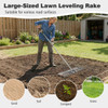 36” x 10” Lawn Leveling Rake with Non-Slip Handle product image