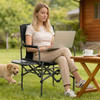 Folding Camping Chair with Side Table & Cup Holder (1-2 Pack) product image