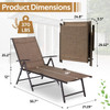 Outdoor Adjustable Chaise Lounge Chair product image