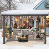  10’ x 10' Outdoor Patio Lean to Gazebo Awnings product image