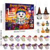 Halloween CountDown Advent Calendar with Ghost Gnome Pumpkin Plush Toys Dolls Pendants Ornaments For Indoor Outdoor Home Party Decoration product image