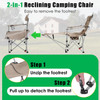 Reclining Camping Chair with Footrest product image
