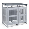 Outdoor Trash Can Storage Shed for 2 or 3 Bins product image