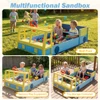 Kids' Wooden Themed Sandbox product image