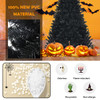 Goplus Black  Christmas Tree with Purple LED Lights ( 7 feet) product image