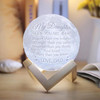 3D Printed Engraved Moon Lamp product image