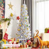 7ft Unlit Artificial Pencil Christmas Tree with Metal Stand product image