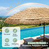 Double-Sided Thatched Tiki Patio Umbrella product image