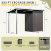 3x5 Outdoor Open-Sided Storage Shed with 15 Sq. Ft Covered Space  product image