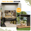 3x5 Outdoor Open-Sided Storage Shed with 15 Sq. Ft Covered Space  product image