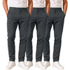 Men's Super Stretch Slim Fit Everyday Chino Pants (3-Pack) product image