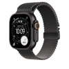 Apple Milanese Loop 49mm Black Titanium Band (Medium) product image