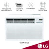 LG 8,000BTU 115V Electronic Thru the Wall Air Conditioner with Remote product image