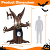8-foot Halloween Inflatable Tree with Animated Ghost product image
