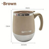 Double-Wall Insulated Coffee Cup with Handle (500ml) product image