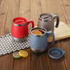 Double-Wall Insulated Coffee Cup with Handle (500ml) product image