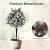 Artificial Cedar Topiary Ball Tree (2-Pack) product image