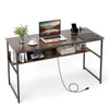 55" x 24" Computer Desk with Power Outlets & USB Ports product image
