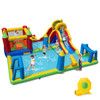 Inflatable Water Slide Bounce House with Climbing Wall and Splash Pool product image