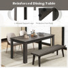 63" Rectangular Dining Table for 6 People product image