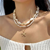 Women's Bohemian Layered Cowrie Choker product image