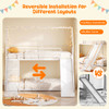 Twin Over Twin Low Bunk Bed House product image