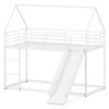 Twin Over Twin Low Bunk Bed House product image