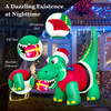 Inflatable Christmas Dinosaur product image
