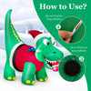 Inflatable Christmas Dinosaur product image