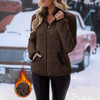 Women's Fuzzy Fleece Zip Up Jacket product image