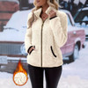 Women's Fuzzy Fleece Zip Up Jacket product image