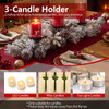 Foldable Christmas Centerpiece with 3 Candle Holder (1- or 2-Pack) product image