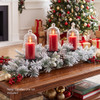 Foldable Christmas Centerpiece with 3 Candle Holder (1- or 2-Pack) product image