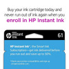 HP 61 Tri-Color Ink Cartridge  product image