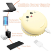 Lucky Cat Portable Personal Fan and Handheld Make Up Mirror product image
