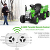 Kids' 12V Ride-on Tractor with Trailer and Parent Remote Control product image