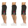 4-Piece Men's Moisture-Wicking Shorts and V-Neck T-Shirt product image