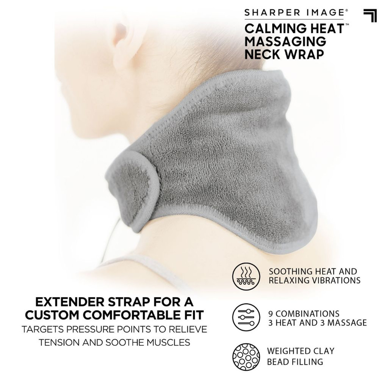 Sharper Image Calming Heat Neck Wrap Sharper Image Calming Heat Neck Wrap