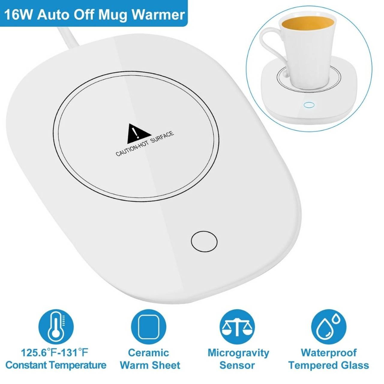 iMounTEK Coffee Mug Warmer Cup Warmer Auto Shut Off Coffee Tea