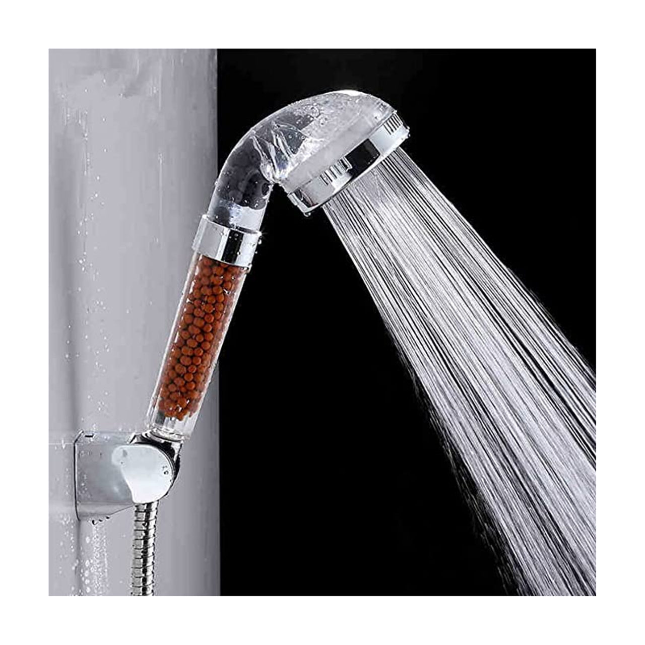Nuvita™ Handheld Bead Shower Head with Rainfall, Jet, Massage Modes