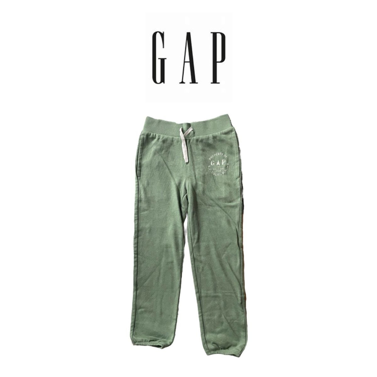 Gap Women's Elastic Waistband 27 Twill Jogger Pants With Pockets