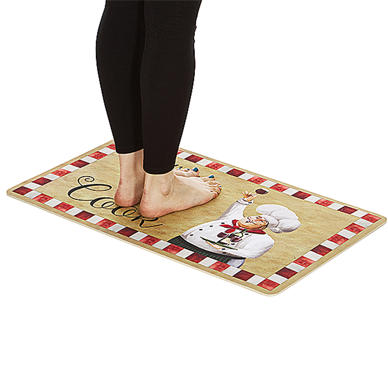 Anti-Fatigue Cushioned Kitchen Mat (2-Pack) 