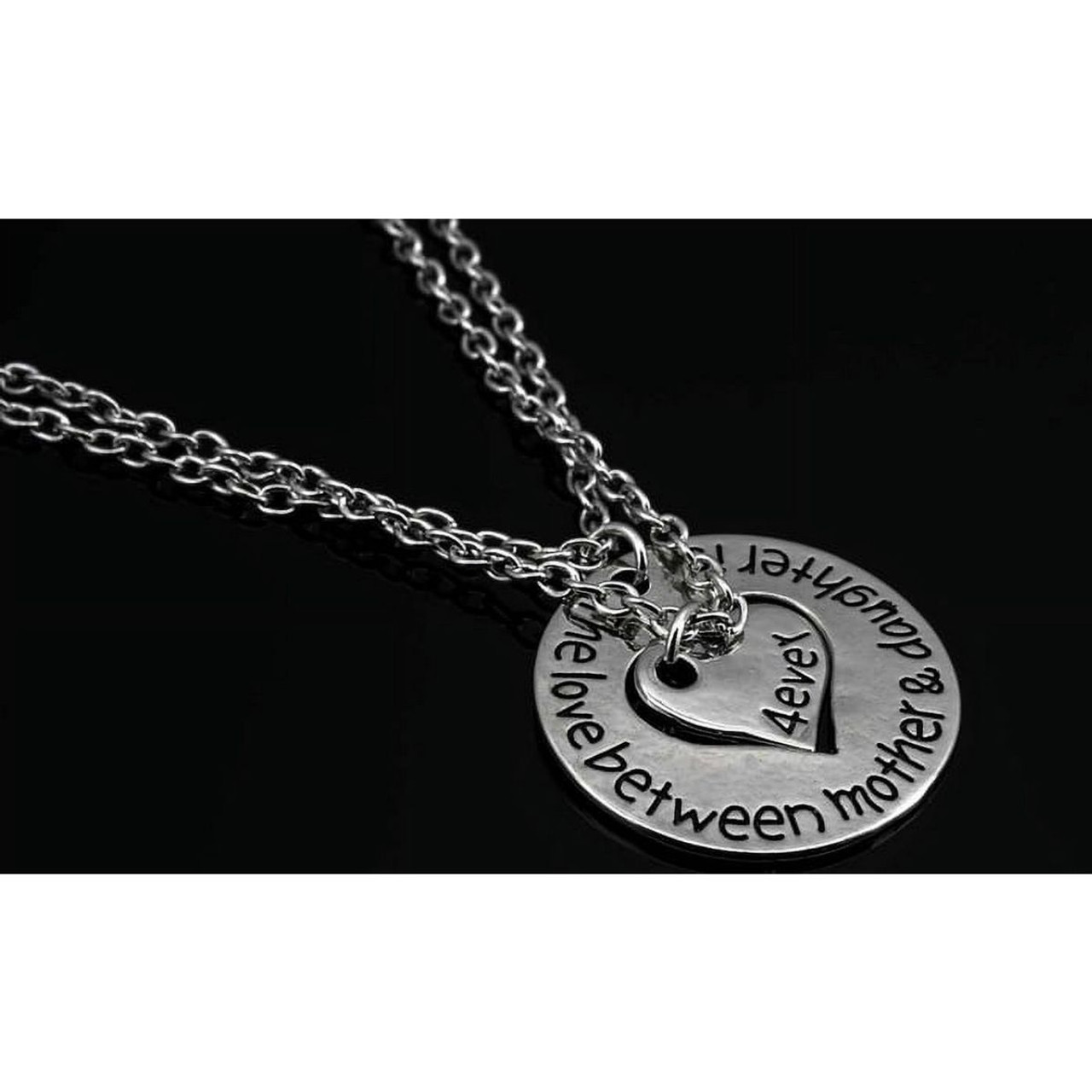 Silver Plated Mother-and-Daughter Necklaces - UntilGone.com