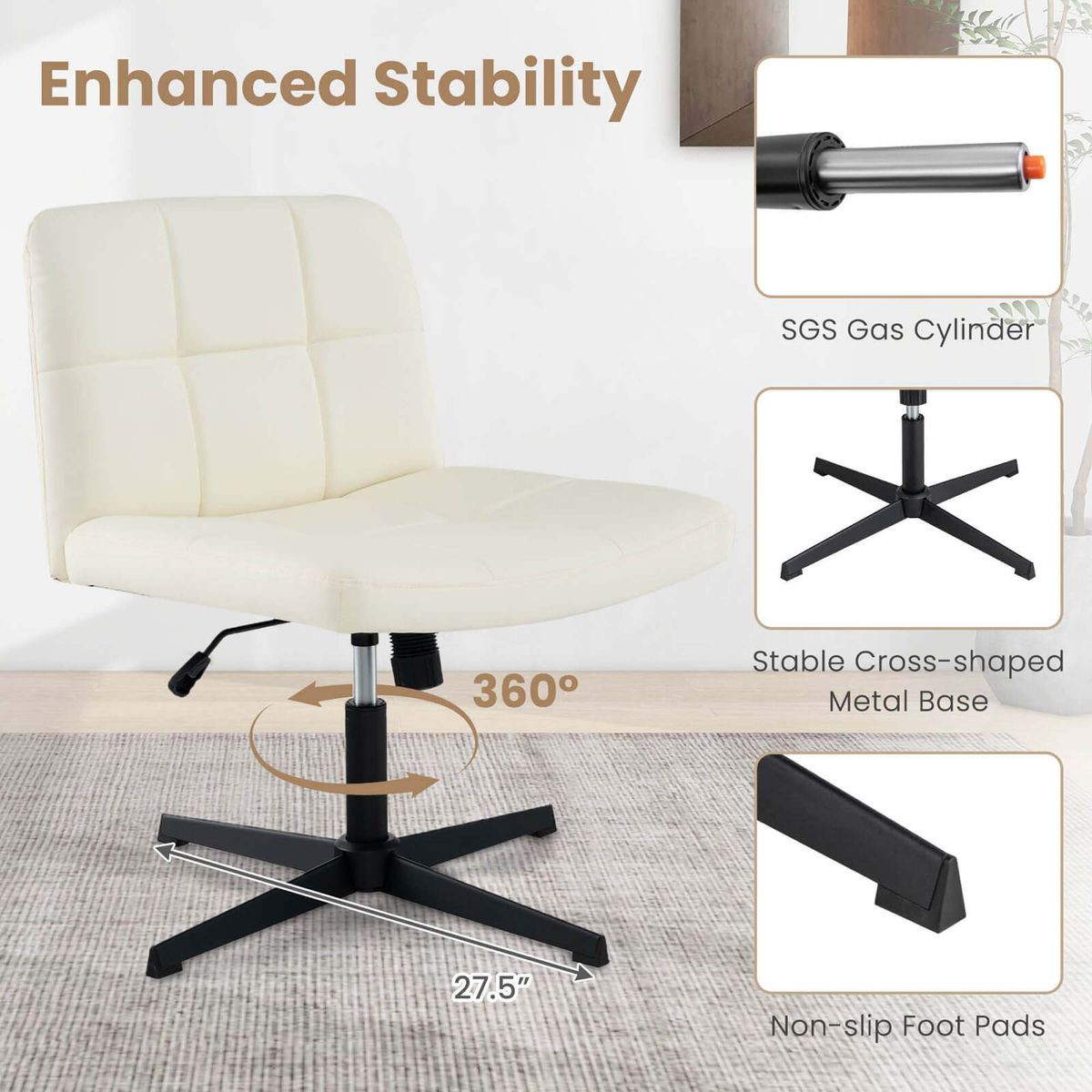 CrissCross Chair CrossLegged Office Chair