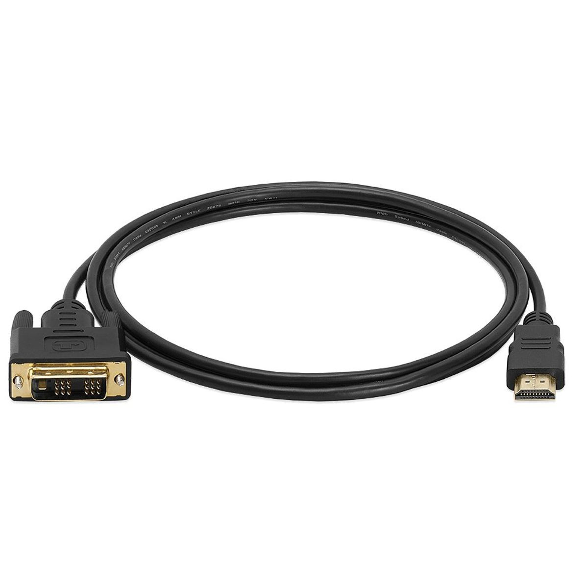 CMPLE HDMI to DVI Adapter Cable Bi Directional High Speed Monitor