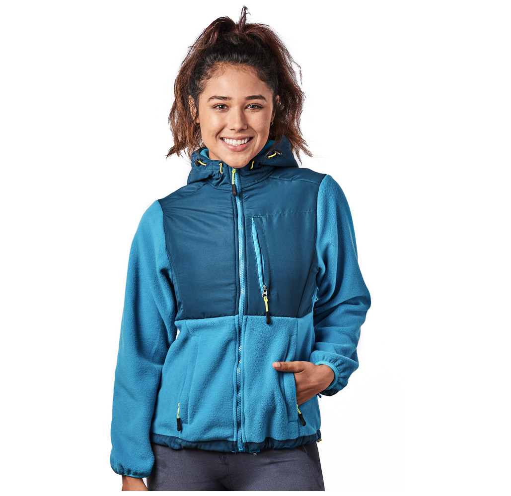 Women's Two-Tone Full-Zip Fleece Jacket 