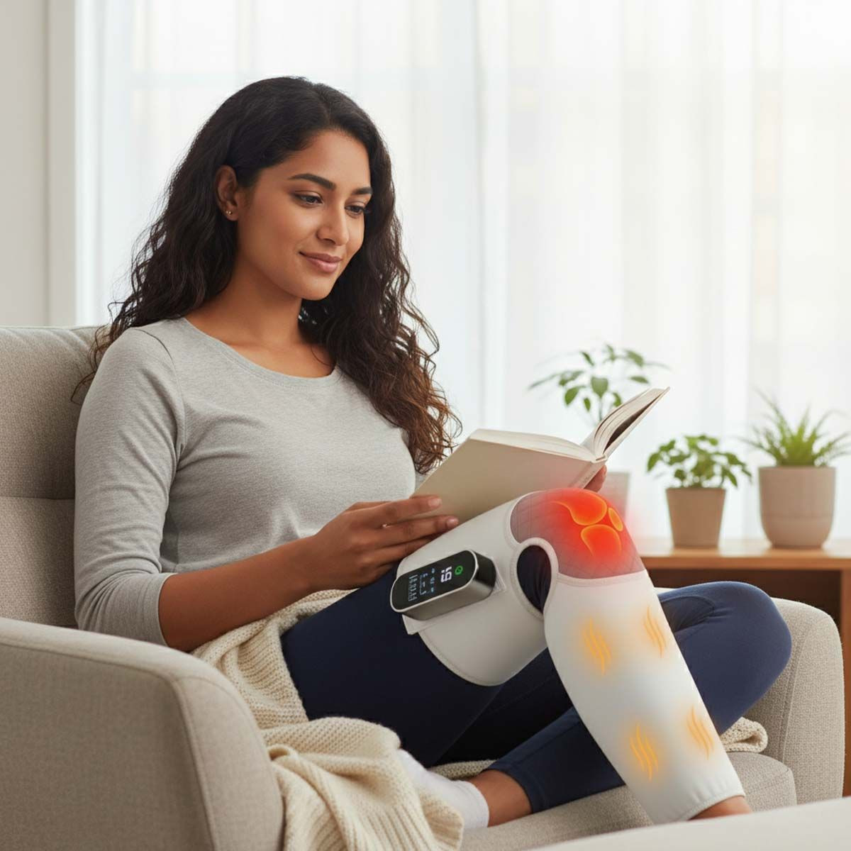 Rechargeable 3-in-1 Heated Leg Massager