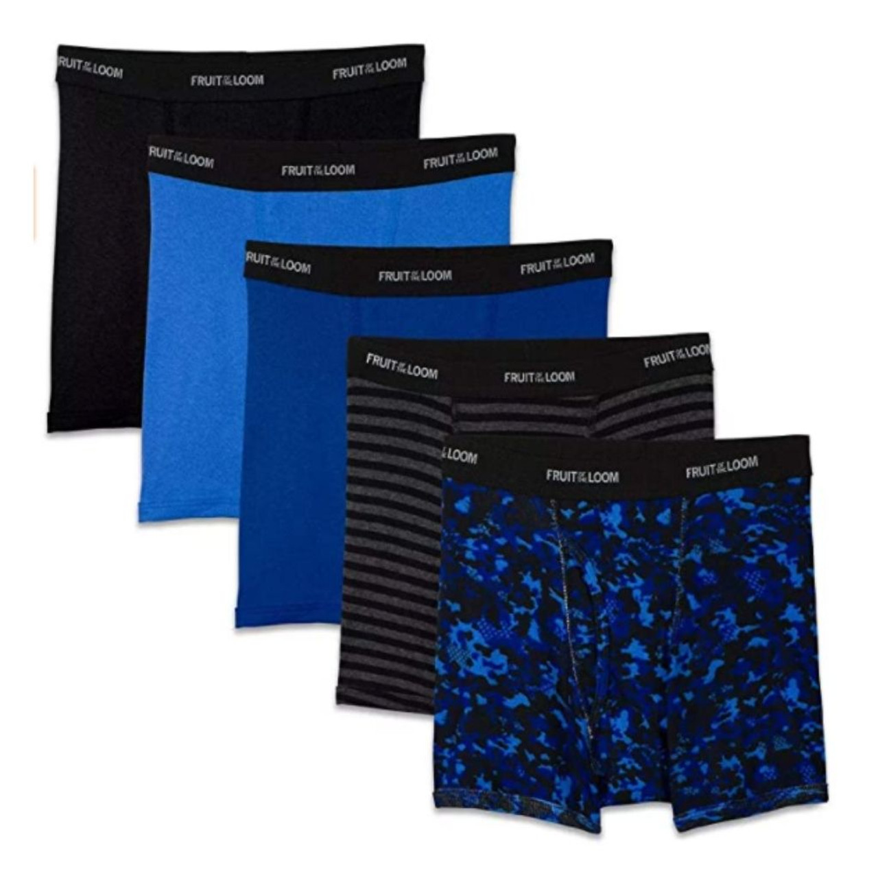 Fruit of the Loom® Signature Boys Size Large Tag-Free Boxer Briefs  (10-Pack) 