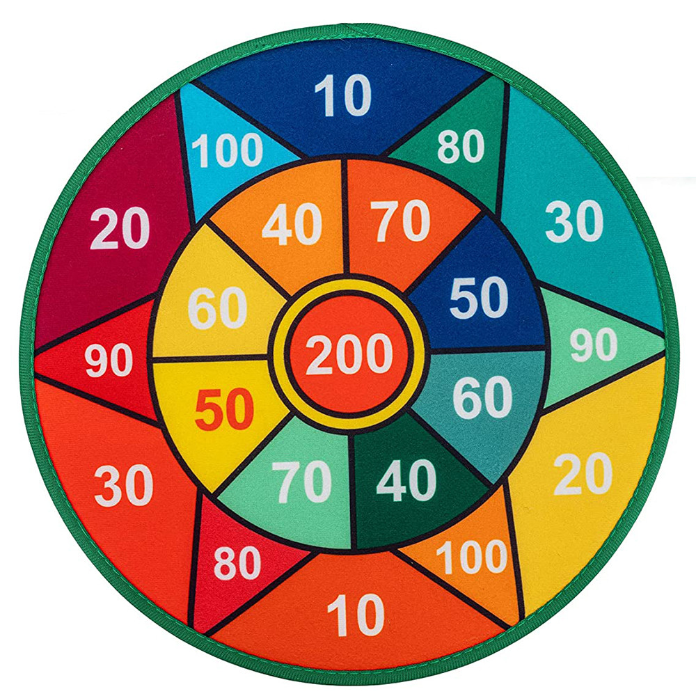 2-Sided Velcro Dart Board with Sticky Balls and Attachable Scoreboard -  UntilGone.com