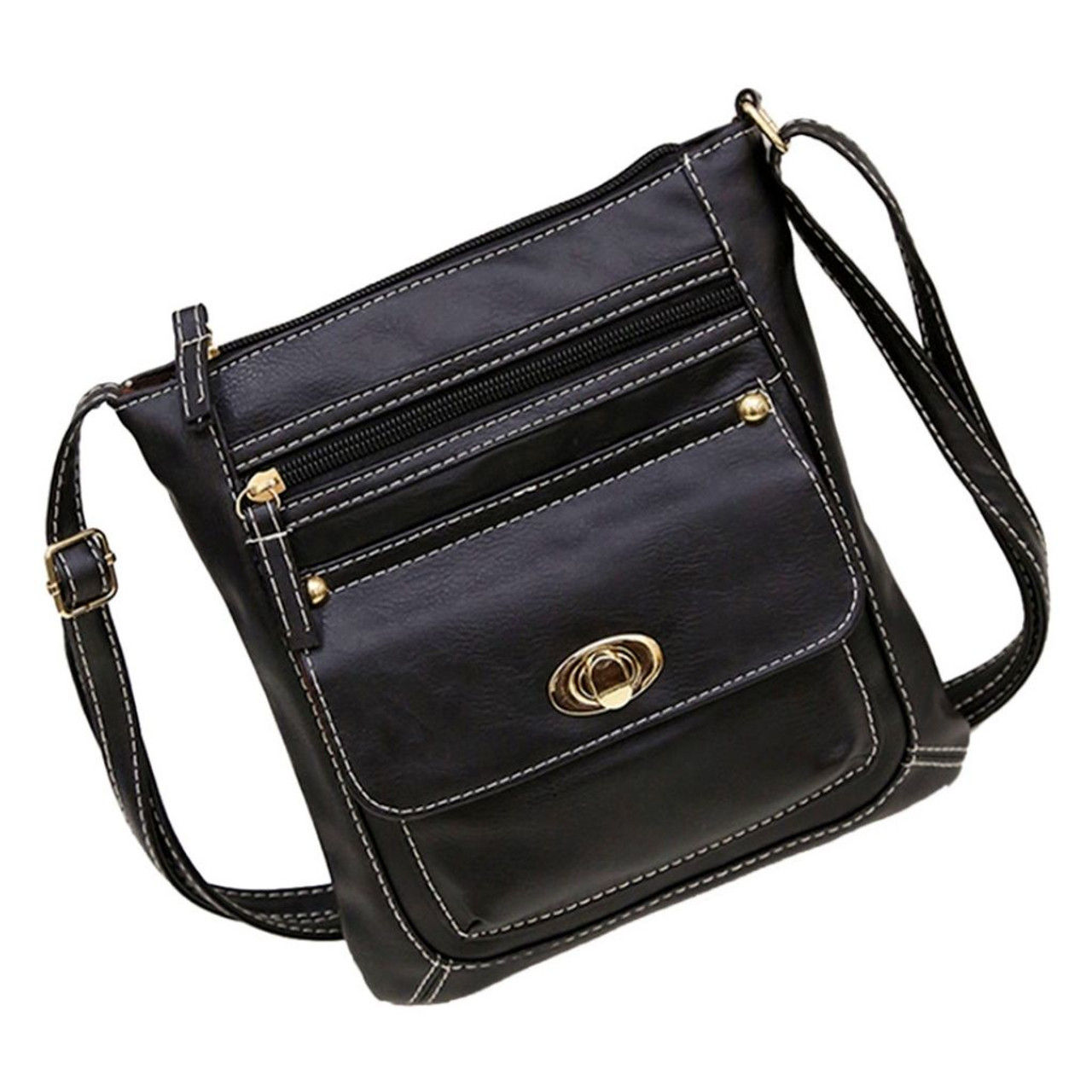 Everyday Crossbody Bag With Removable Purse Black | Parfois